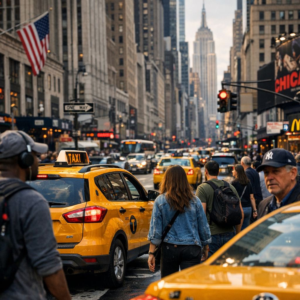 Pourquoi choisir new york comme destination close up bustling street city